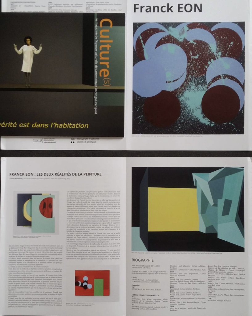 Separate publication - Franck Éon, in collaboration with the Dordogne Périgord Cultural Magazine