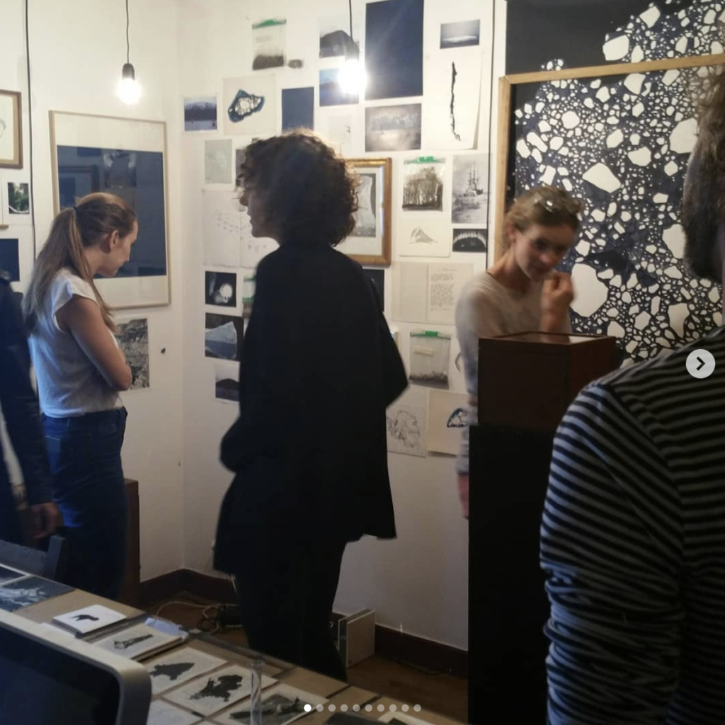 Meet up (Rural 2018), un programme de rencontre entre des commissaires d'exposition et des artistes du fonds - dans l'atelier d'Aurélien Mauplot