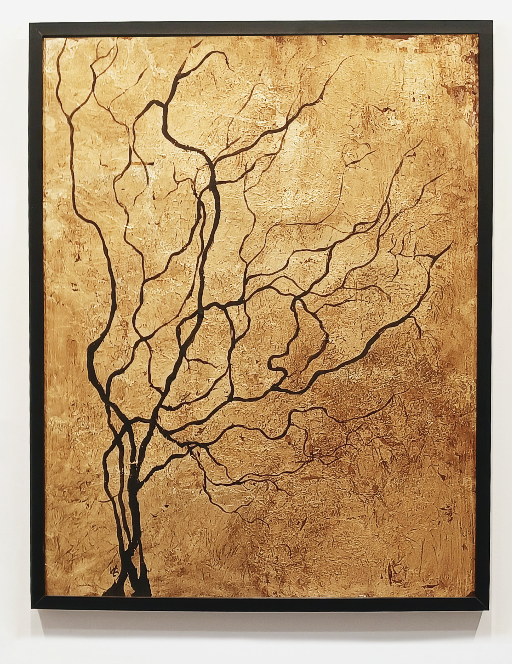 Léa Cornetti, Arbre seul, 2021, 50 x 65 cm