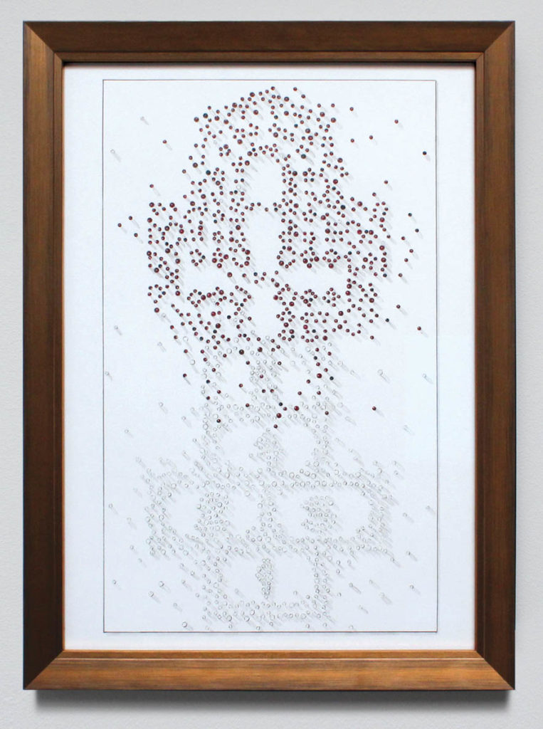Olivier Lounissi, Marelle, Encre sur papier, 29,7 x 42 cm, 2018