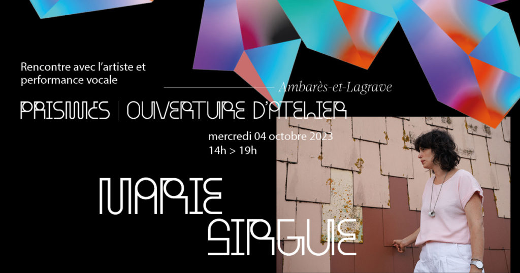 Ouverture d’atelier – Marie Sirgue à Ambarès-et-Lagrave